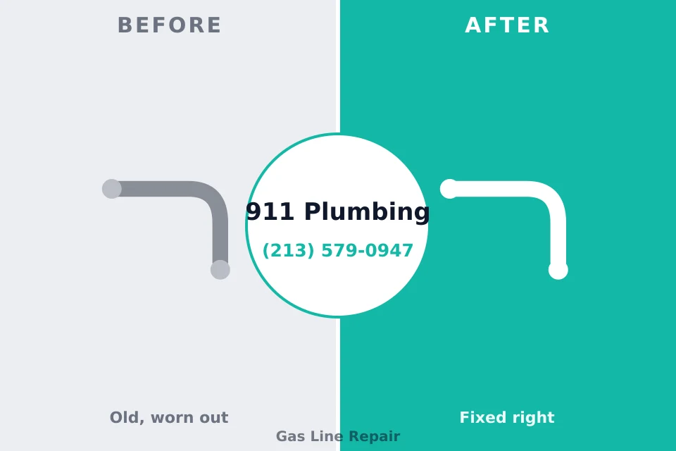 Before and after: plumbing repair West Jefferson, NC